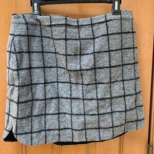 Madewell Plaid Skirt